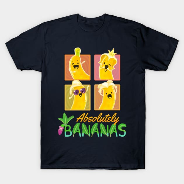 Absolutely Bananas - Punny Garden T-Shirt by punnygarden